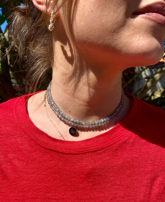 Collier double labradorite