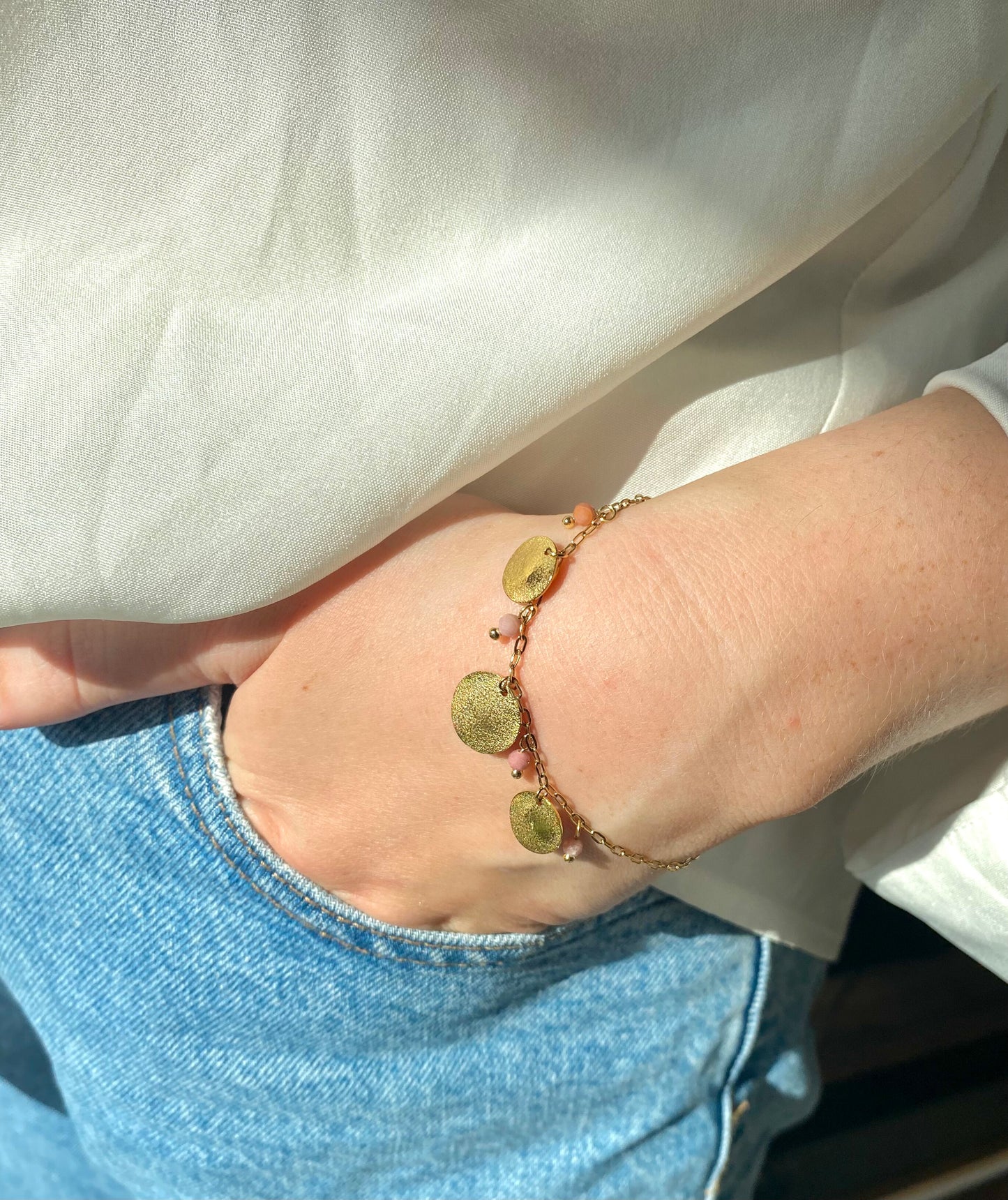Bracelet ALNAÏR Rhodonite
