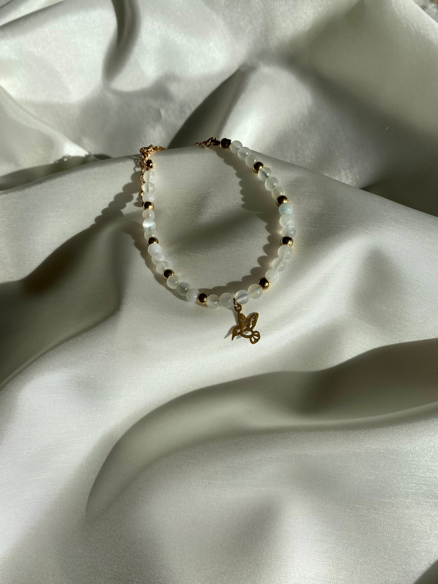 Bracelet Hirondelle en pierre de lune
